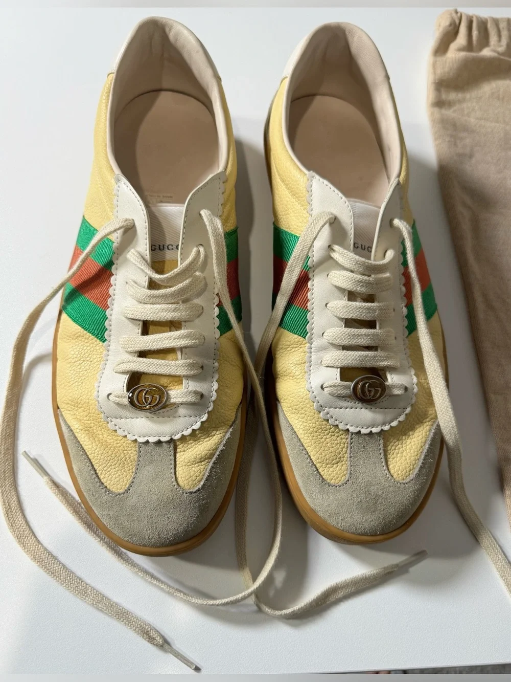 Gucci G74 Web Low Sneakers